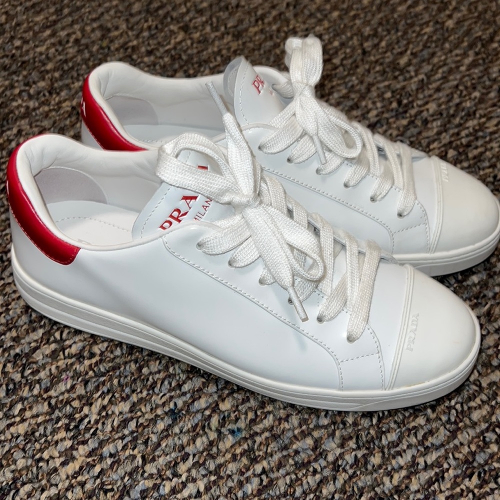 Original Prada Womens Sneakers (Size 37.5)